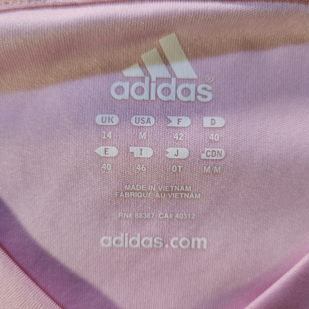 Adidas athletic shirt.  Size L.  Excellent condition. - Picture 2 of 7